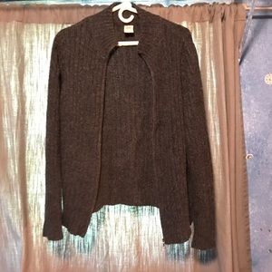 High Sierra zip up sweater / dark grey